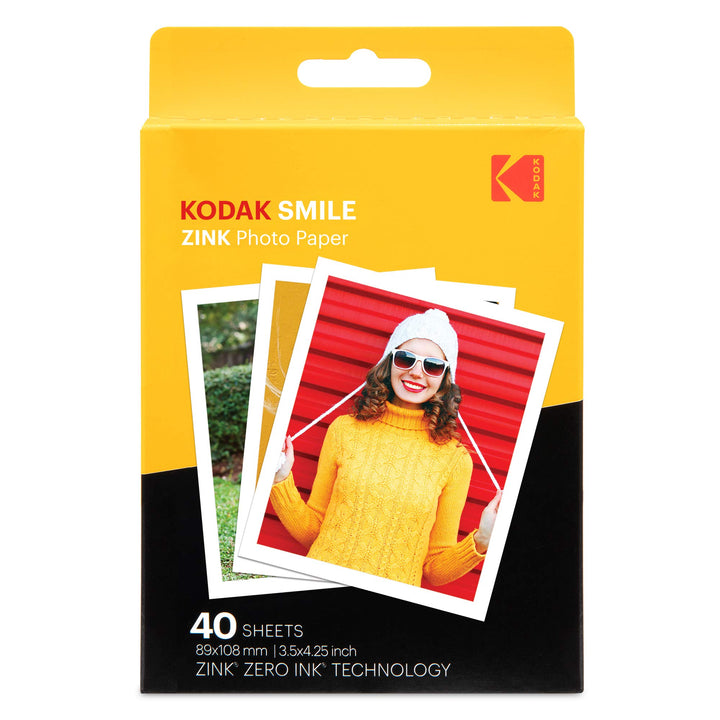 KODAK RODZL3X440 Fotopapier 89 x 108mm 40 St. Reissfest, 40 Pack 40 Blatt, 40 Blatt