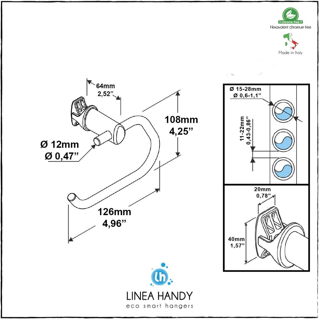 LH 1 Stück Handy Pap - Toilettenpapierhalter ohne Bohren für das Badezimmer, selbstschraubend am Bad