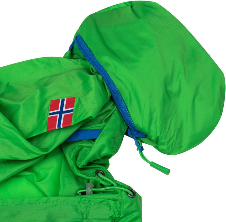Trollkids Fjell Windjacke für Kinder 98 Hellgrün / Blau, 98 Hellgrün / Blau