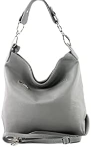 AmbraModa GL033 - Damen echt Ledertasche Handtasche Schultertasche Henkeltasche Beutel, Avocadogr&#x