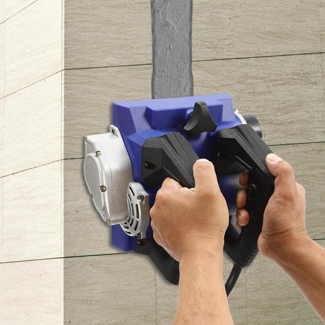 Betonfräse 1300W 4000UPM Walzenfräse Sanierungsfräse mauernutfräse wand und deckenschleifer Schleife