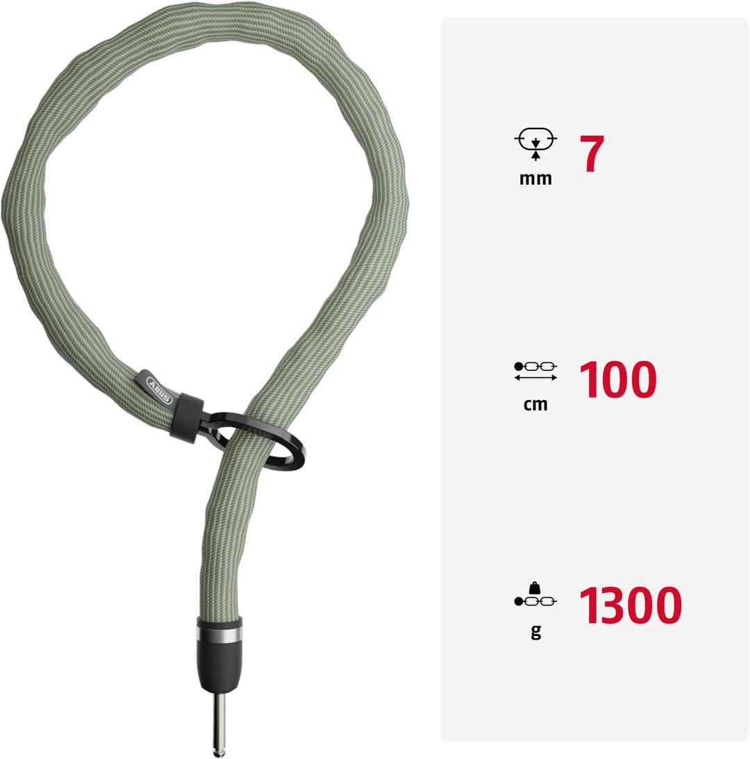 ABUS Einsteckkette Adaptor Chain Superior 7KS passend zum Rahmenschloss oder zur Alarmbox 2.0-7 mm S