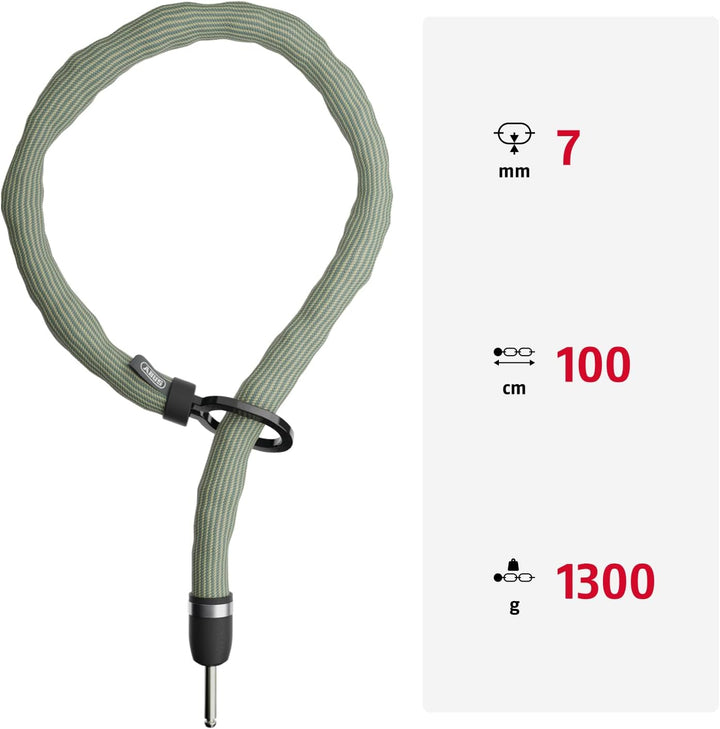 ABUS Einsteckkette Adaptor Chain Superior 7KS passend zum Rahmenschloss oder zur Alarmbox 2.0-7 mm S