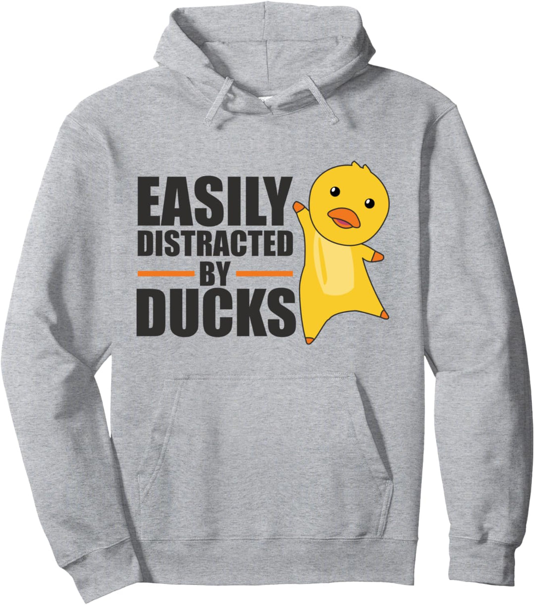 Leicht abgelenkt von Enten - süsse Ente Pullover Hoodie