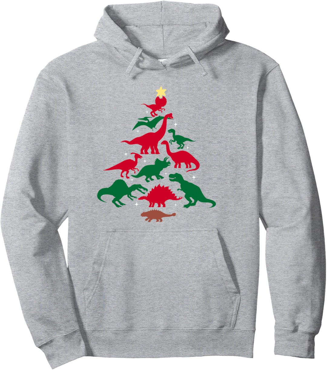 Dinosaurierbaum für Kinder, Jungen, Herren, Dino-Familie, Weihnachten Pullover Hoodie