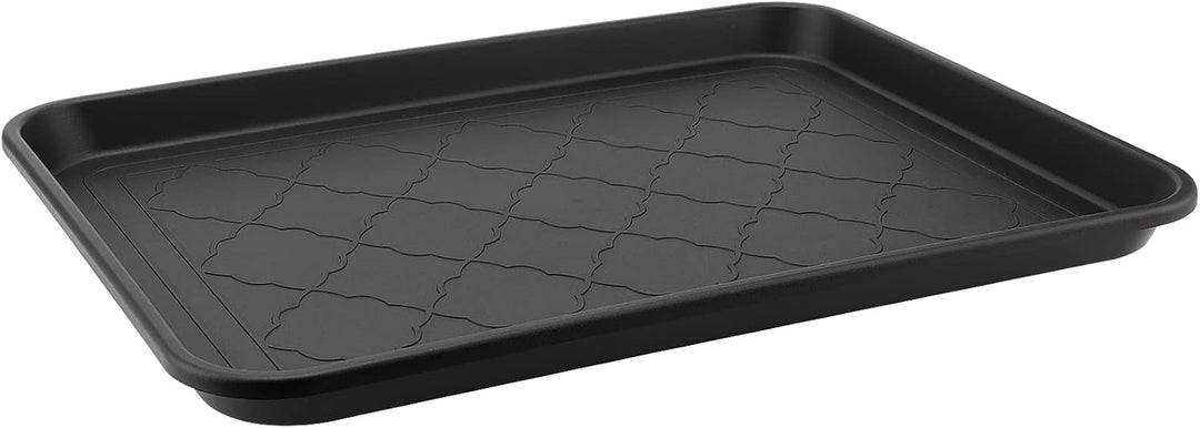 3 Stück Schuhabtropfschalen, 42 x 32 cm Bodenschoner, grosse Schuhmattenablagen, Schuhablage aus Kun