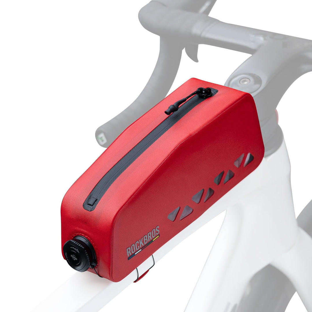 ROCKBROS Road to Sky Fahrrad Rahmentasche 100% Wasserdicht Oberrohrtasche Fahrradtasche für Rennrad