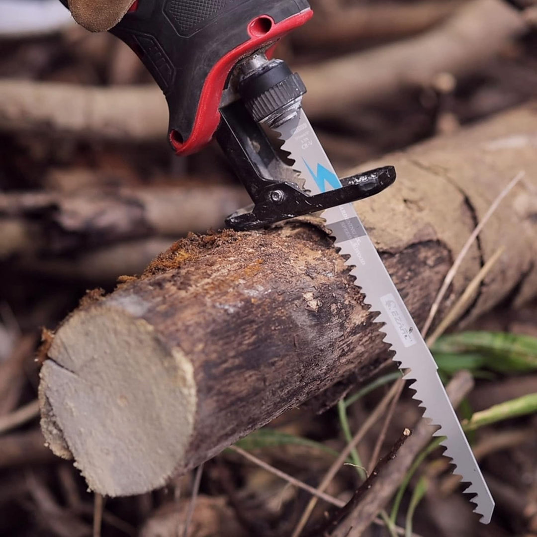 EZARC Säbelsägeblätter Set 5tlg für Holz, Zubehör Säbelsäge, R1231GS für schnelle Schnitte 300mm 5TP
