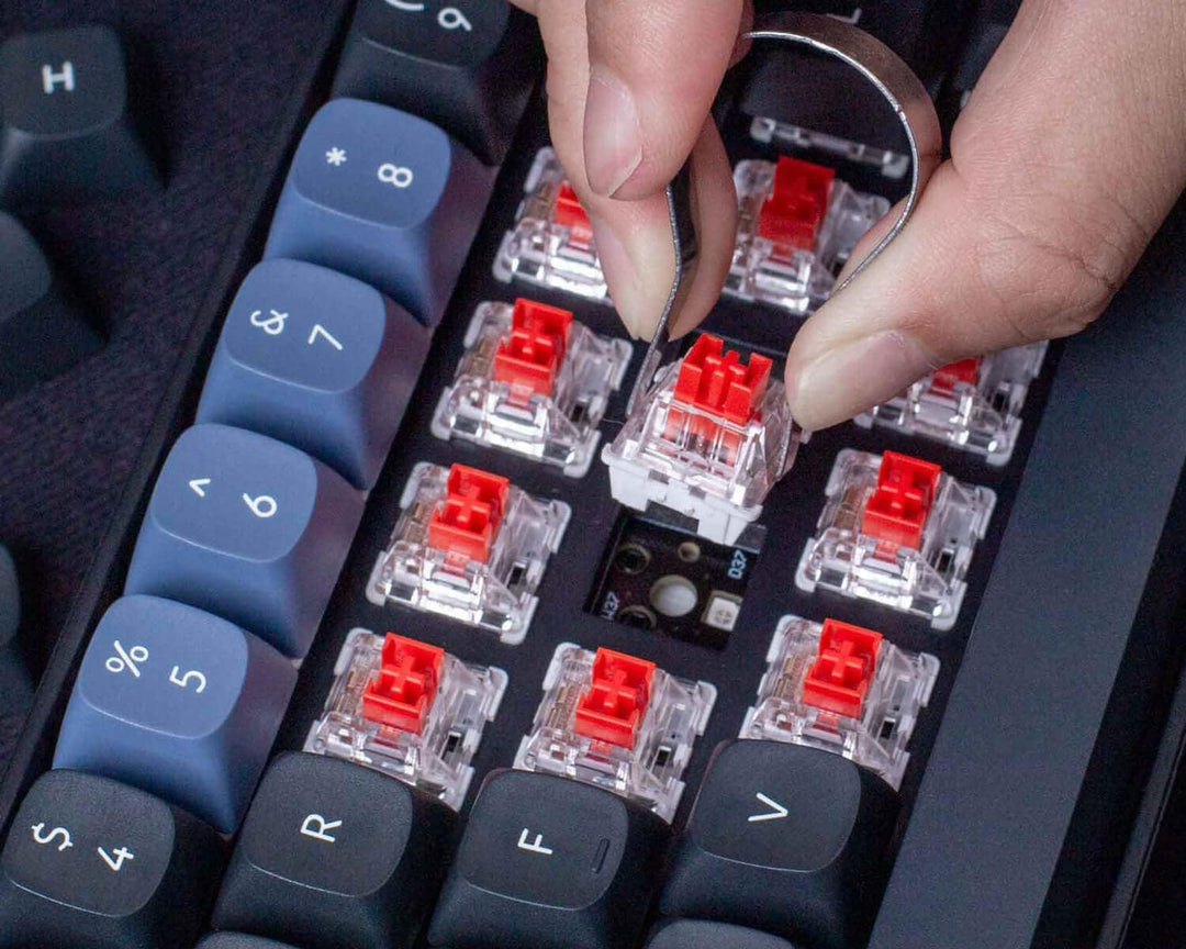Keychron K6 Pro QMK/VIA Kabellose Mechanische Tastatur, Bluetooth/USB-C, programmierbare Tastatur, H