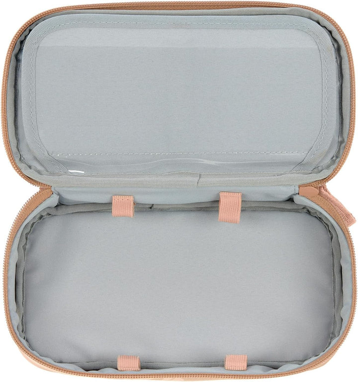 LÄSSIG Schlampermäppchen Stiftemäppchen Schule/School Spacy Pencil Case Bold, Beige