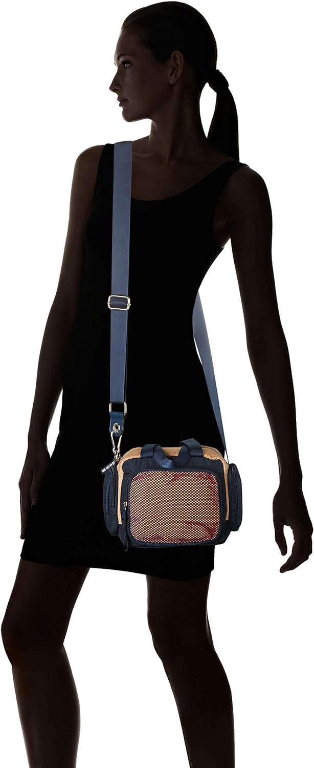 TOM TAILOR Damen Sandrine Cross Bag, M Mixed Blue, Mixed Blue