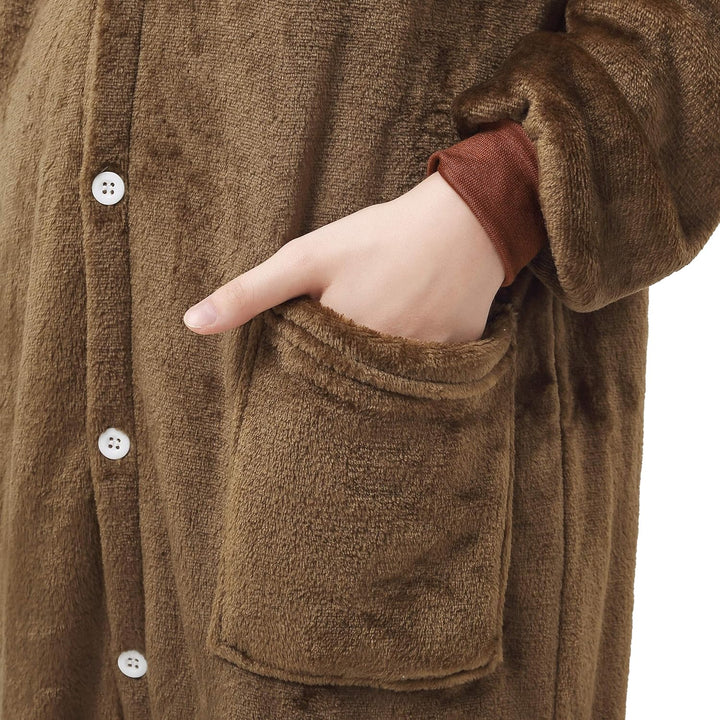 Katara 1744 (30+ Designs) Bären-Kostüm Grizzly, Unisex Onesie/ Pyjama-Qualität für Erwachsene &amp; Teen