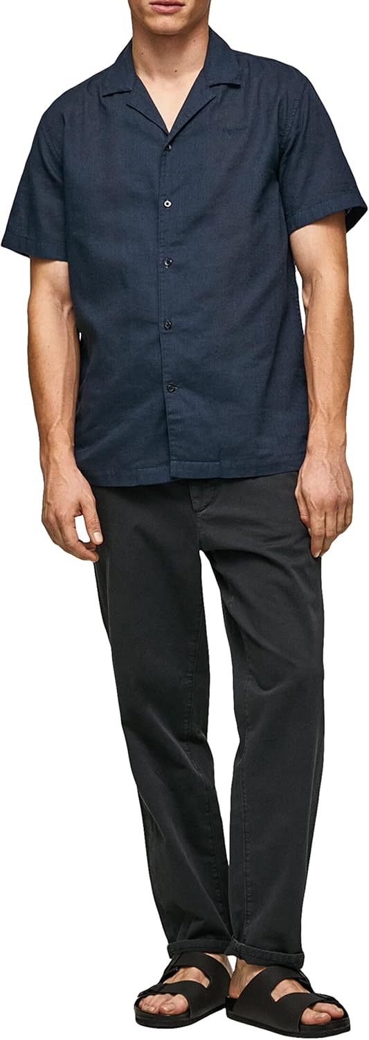 Pepe Jeans Herren Lastingham Shirt, Blue (Dulwich)