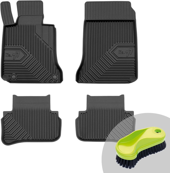 FROGUM No.77 Gummimatten Ganzjahresset von Auto Fussmatten Autofussmatten für Mercedes-Benz C-Klasse