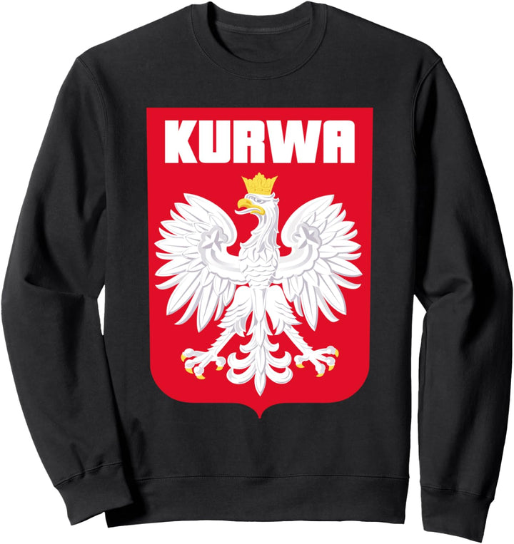 Kurwa Mac Polnisches Slang Design Polen Sweatshirt