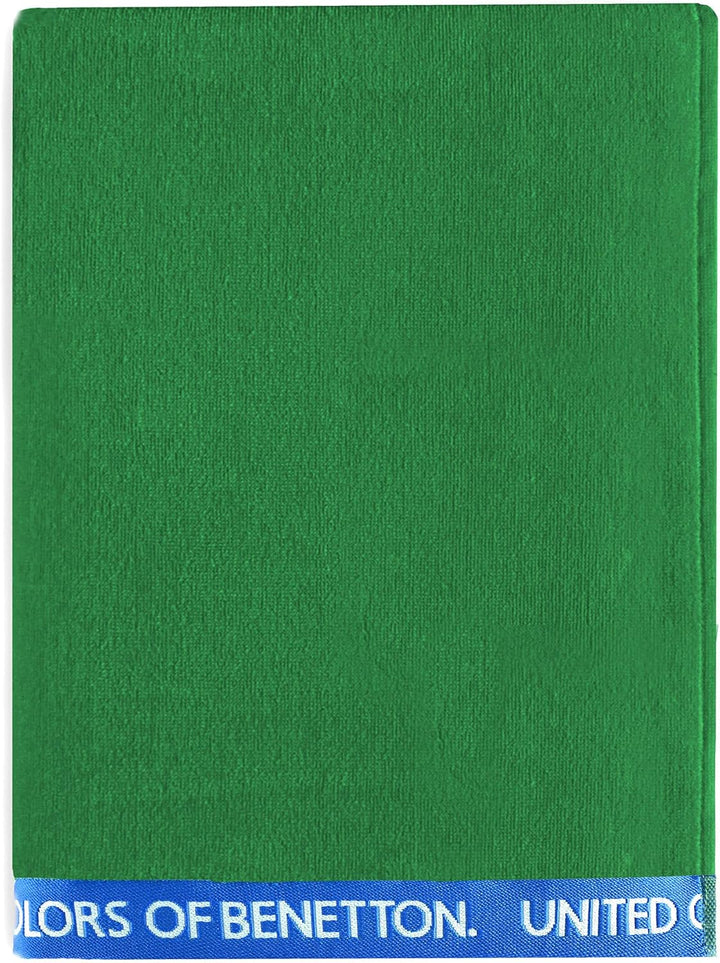 United Farben of Benetton, Set 2 Strandtücher, 90 x 160 cm, 380 g/m², 100% Baumwolle, Grün