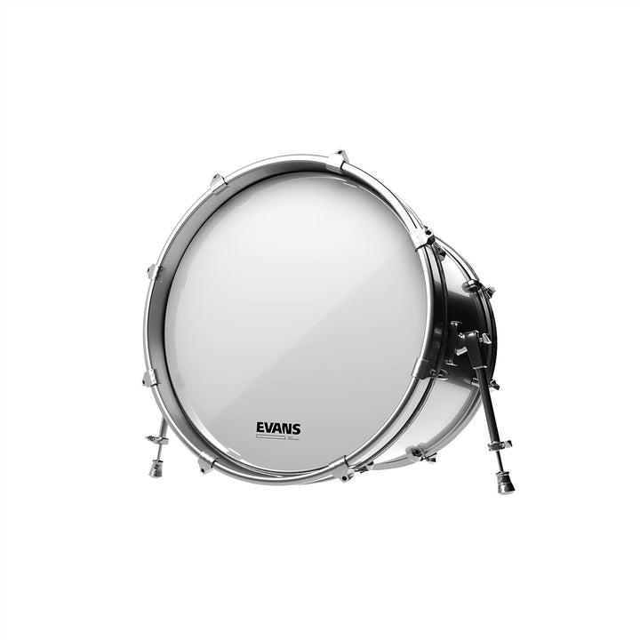 Evans BD20RSW-NP EQ3 Resonanzfell Bassdrum 50,8 cm (20 Zoll) ohne Loch weiss 20 inch Smooth White, 2