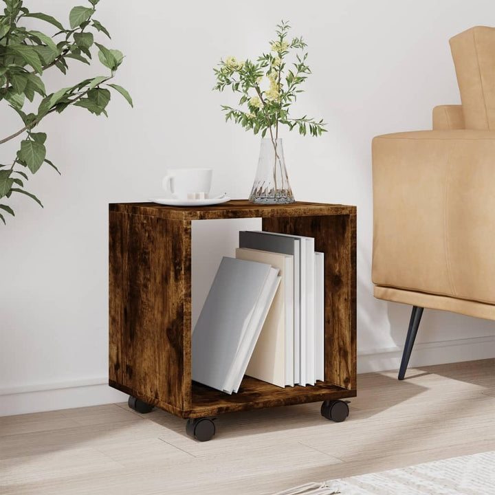 vidaXL Rollschrank Räuchereiche 37x33x42,5 cm Holzwerkstoff
