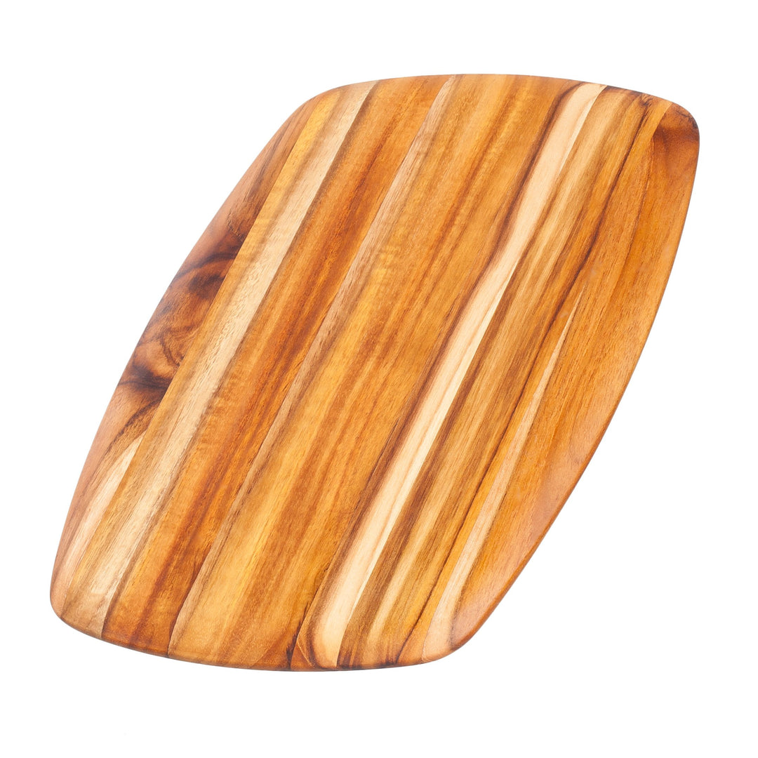 Teak-Schneidbrett 36x24cm Braun 45x20x15 cm, Braun 45x20x15 cm