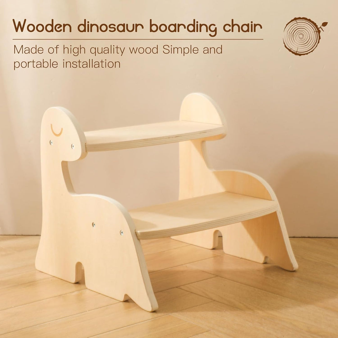 Promise Babe Tritthocker Kinder Holz Lernturm Montessori Holz Lernturm Für Kinder Dinosaur Baby Trit