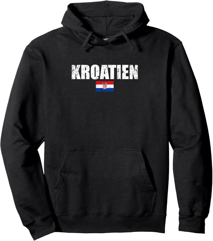 Kroatien Kroatische Flagge Stolzer Kroate Pullover Hoodie