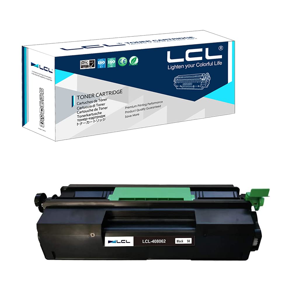 LCL Kompatibel Toner 408062 408061 408060 400DN 450DN 450LE SP400E SP400LE 5000Pages (1 Schwarz) Ers