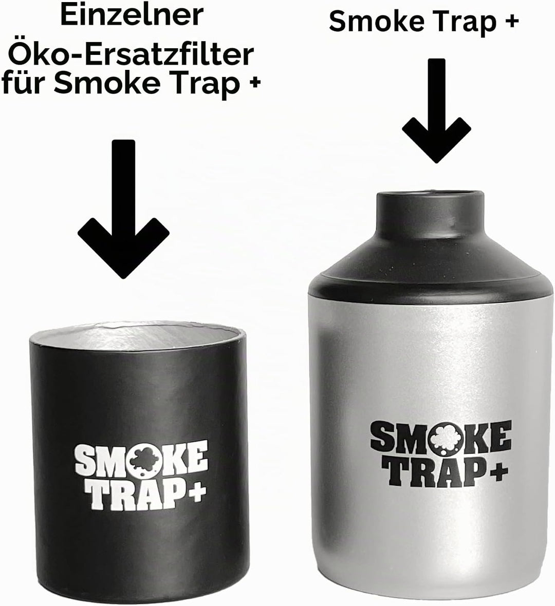 ECO Ersatz-Filterkartuschen für Smoke Trap + | Dreifache Ersatzfilter – Zero Plastic Waste Ersatzfil
