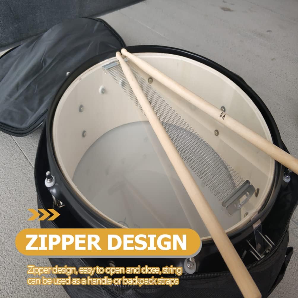 SUPVOX Snare-drum-aufbewahrungstasche Trommelkoffer Tasche Für Trommelstöcke 17x22 Rahmen Tragetasch