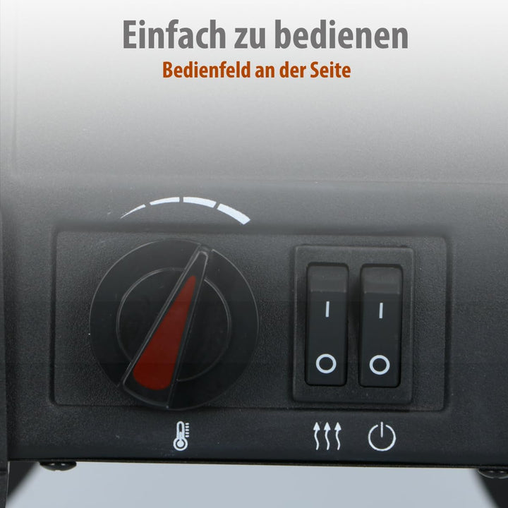 Classic Fire Elektrokamin Verona - Elektrischer Kamin 2000W - mit Heizung und Kaminfeuer - Deko Kami