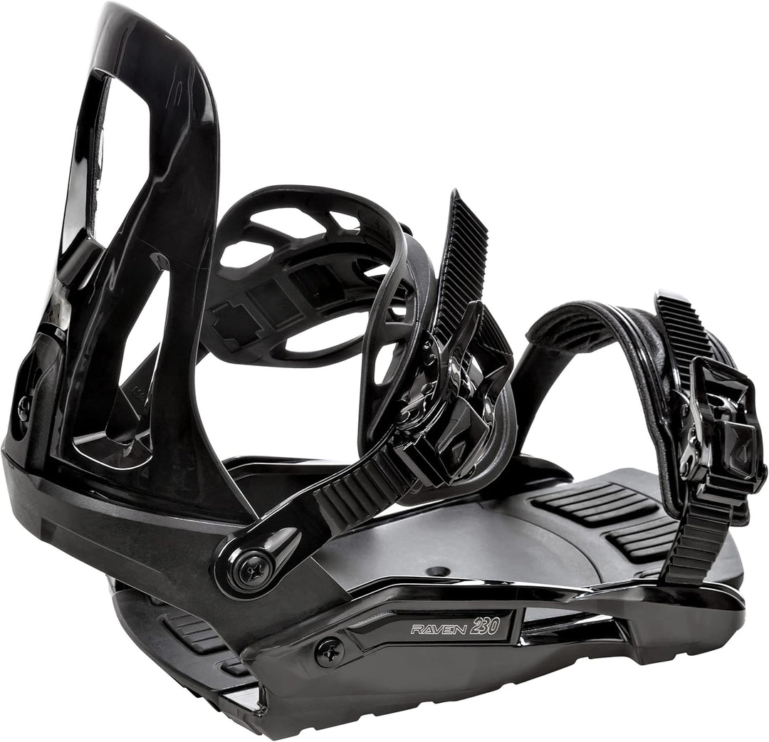 RAVEN Snowboard Bindung s200 oder s230 M/L (40-47) s230 Black, M/L (40-47) s230 Black