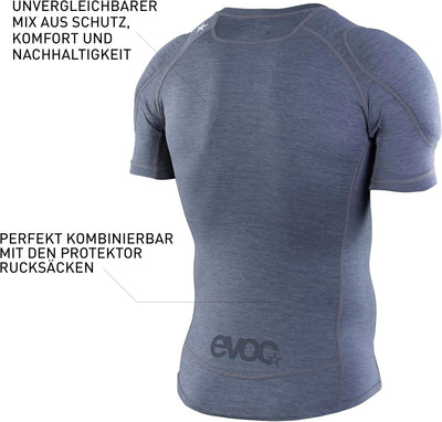 EVOC Enduro Shirt, Protektorenhemd (LITESHIELD Flex Schulterprotektoren, S.Leisure(TM) Stretch-Mater