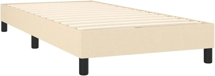 vidaXL Boxspringbett, Bettgestell mit Lattenrost, Bett Polsterbett mit Stützbeinen, Einzelbett Schla