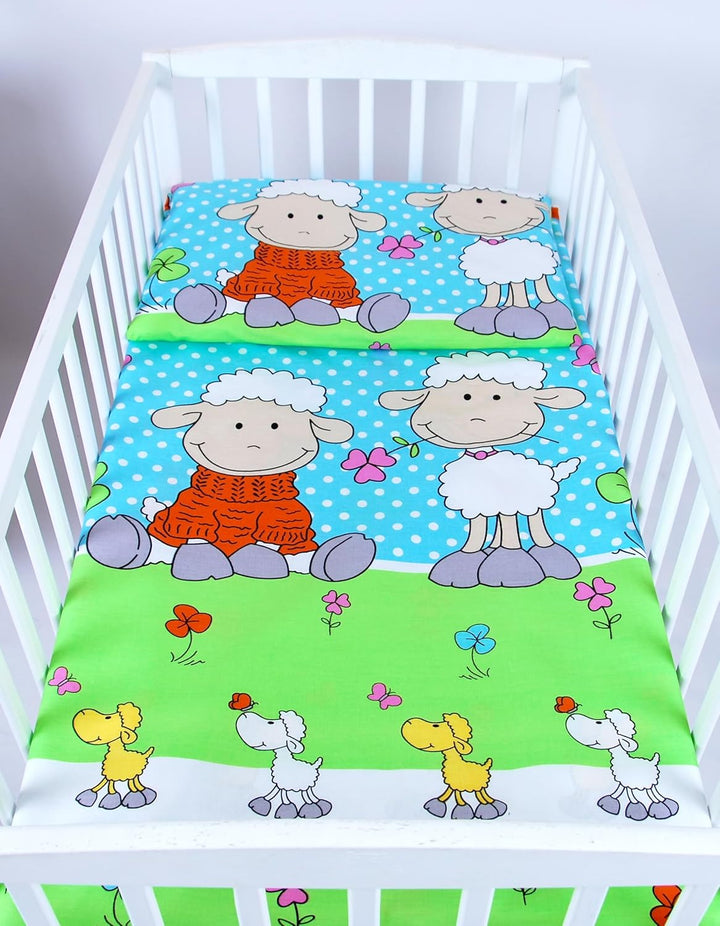 Babylux Bettwäsche Bezug 2 TLG. 100 x 135 cm / 90 x 120 cm Kinderbettwäsche Kind Bettset Baby Babybe