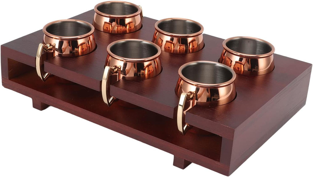 Moscow Mule Kupferbecher, Mule-Becher-Set, Korrosionsbest?ndig, Leicht zu Reinigen, 2 Unzen, W?rmeis