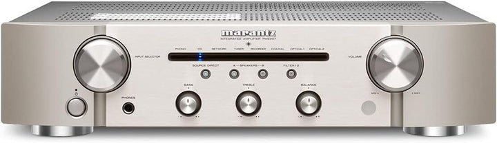Marantz PM6007 HiFi Verstärker, Stereo Verstärker, 2x60W, optischer Eingang, Phono Eingang, Subwoofe