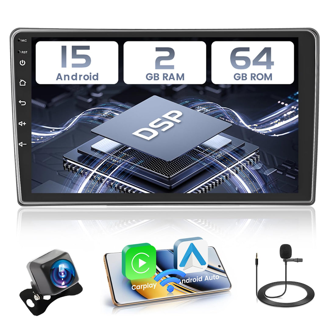 Hikity 2+64GB Android 15 Autoradio für Opel Astra H/Zafira B/Corsa C D 2006-2010 Radio Wireless Carp