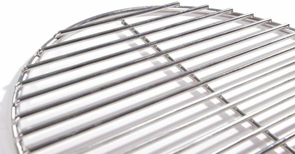 80cm Grill rund Edelstahl, Kugelgrill, 4mm Stäbe Grillrost V2A für Feuerschalen Grillschalen Rundgri