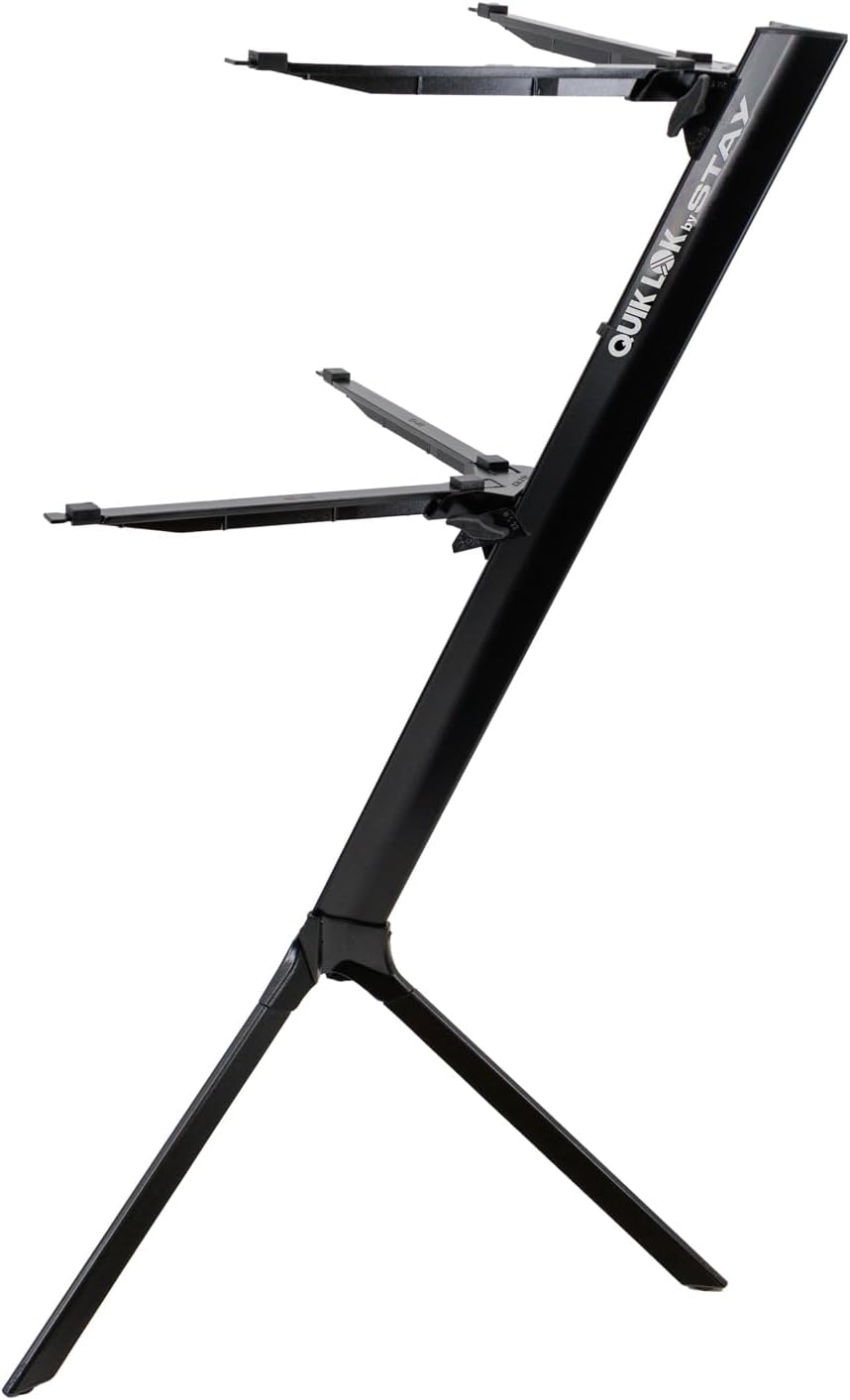 Stay Musik S1100/02blk Ständer Black 2 Tier Straight, Black 2 Tier Straight