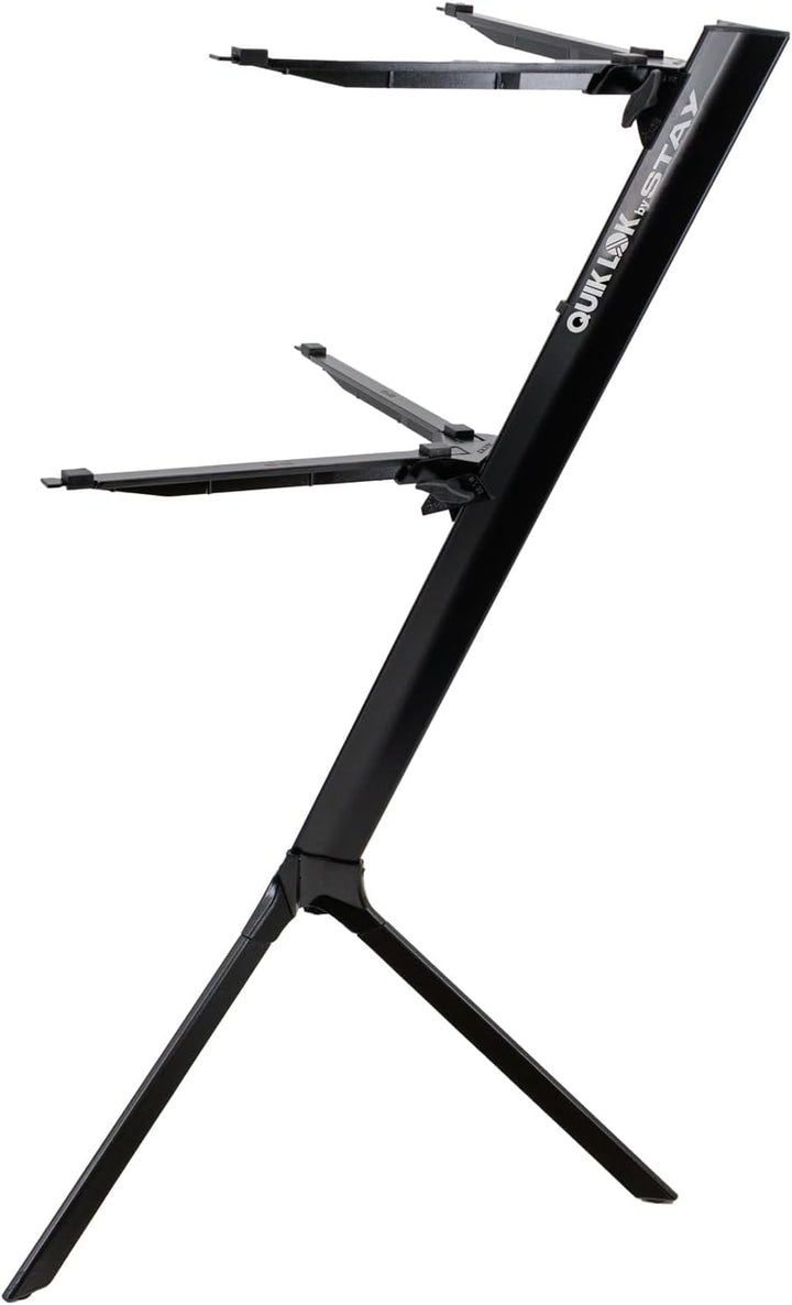 Stay Musik S1100/02blk Ständer Black 2 Tier Straight, Black 2 Tier Straight