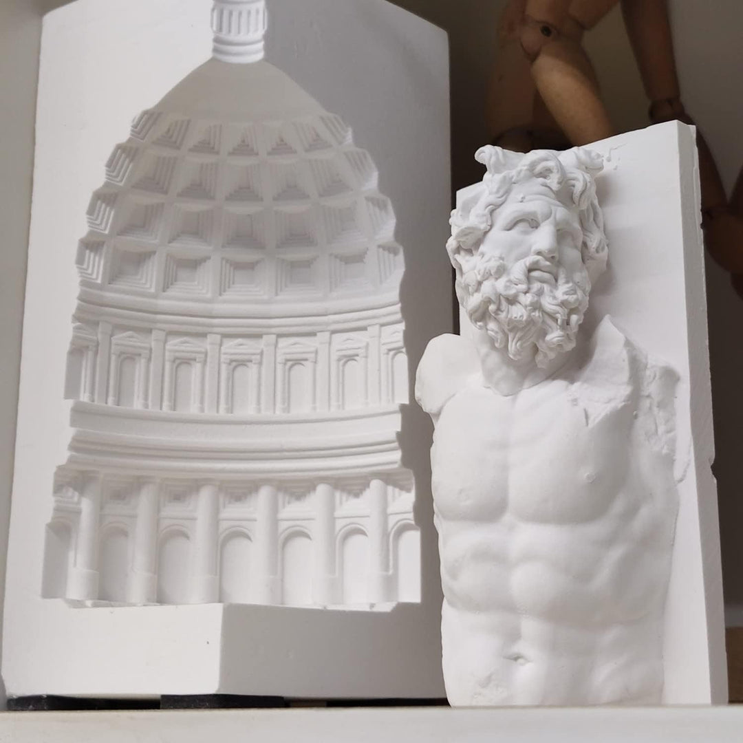 EASCHEER Griechische Büste Statue Skulptur 11,9 cm griechische Kunst Heimdekoration, Laocoon Kunstha