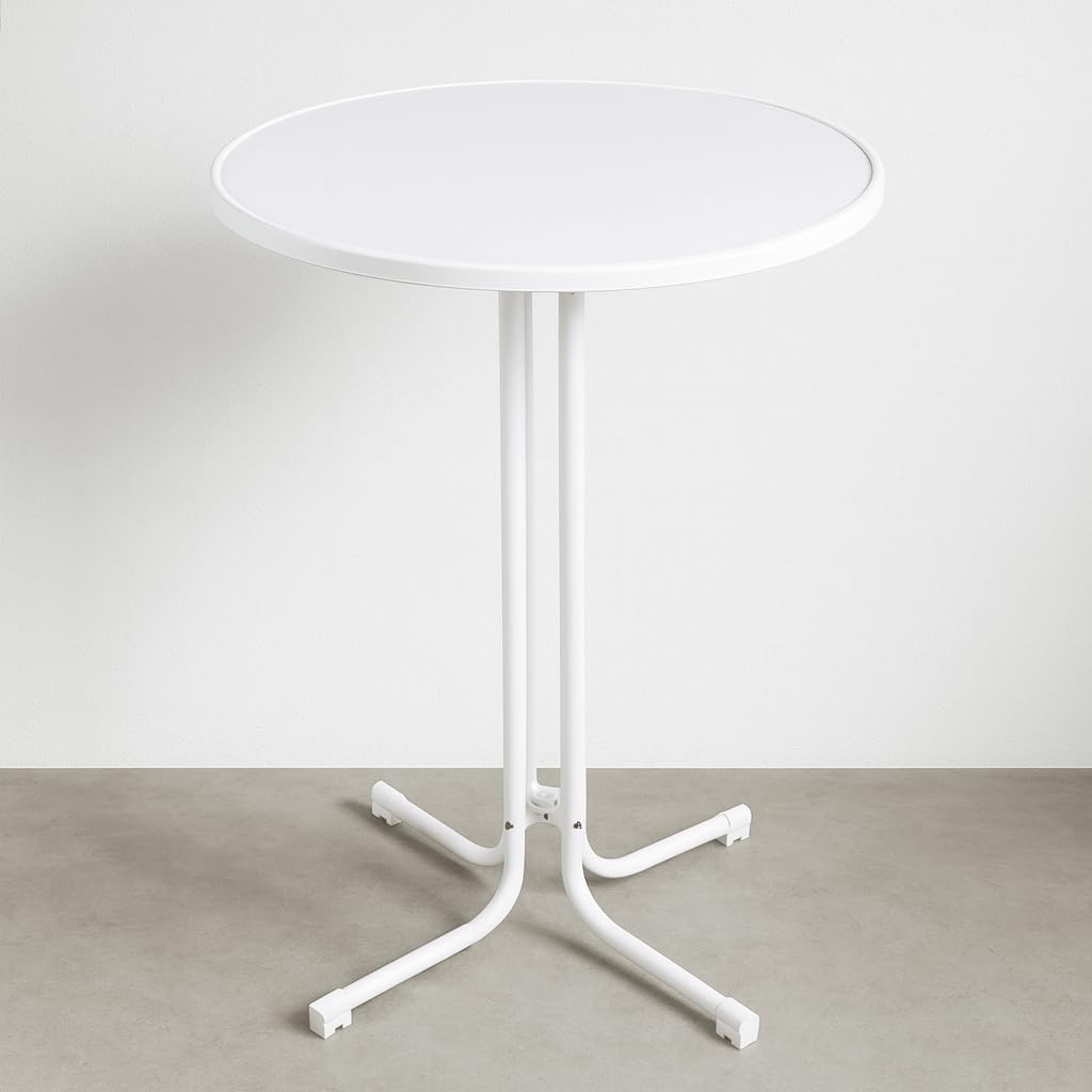Eigentlich Stehtisch klappbar, Eventtisch Durchmesser 60/80 cm, optionale Husse, Partytisch Höhe 107