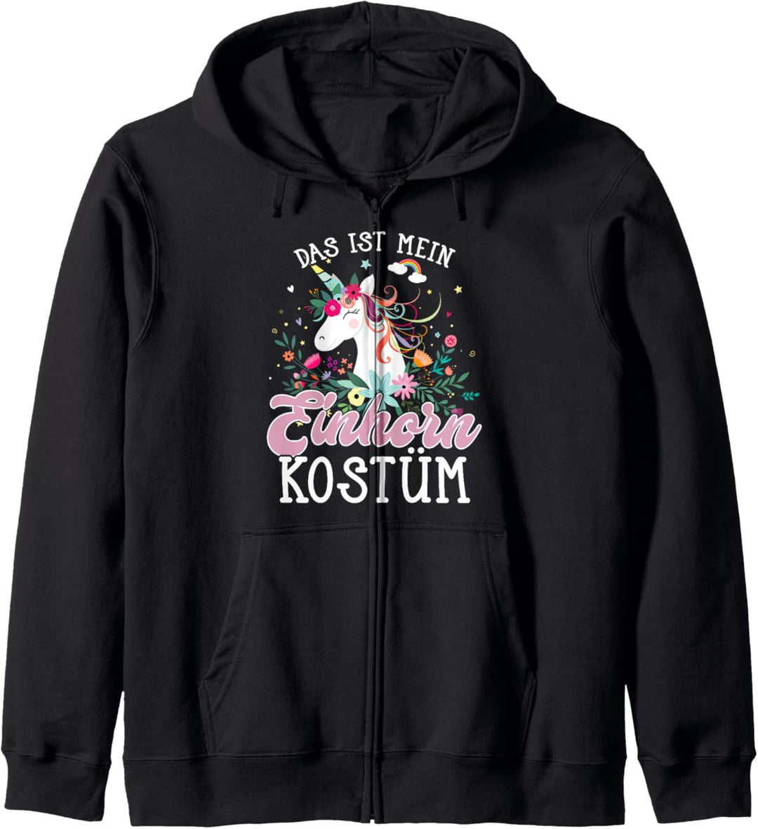 Das ist mein Einhorn Kostüm Fasching Karneval Kapuzenjacke