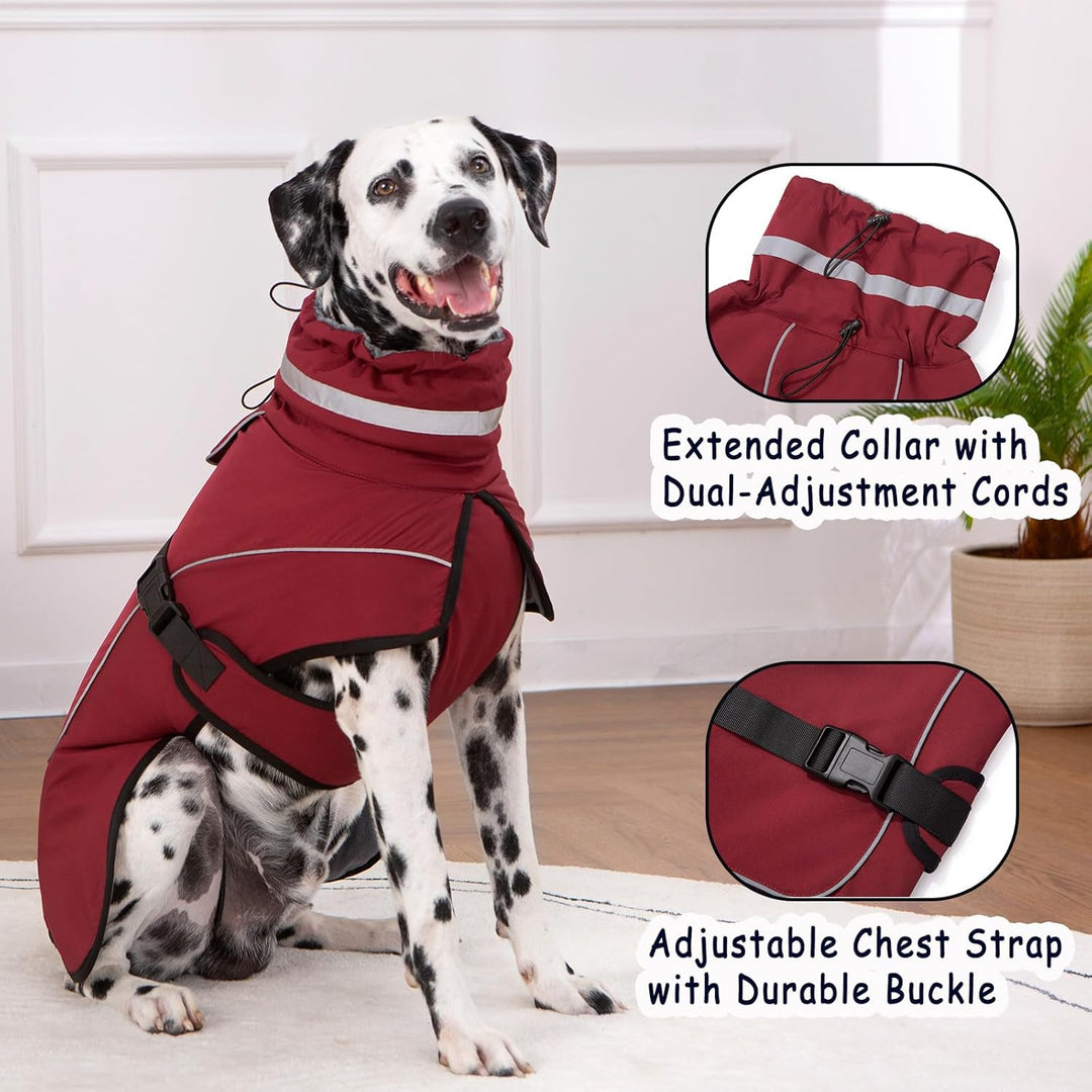 Mantel Hund Wasserdicht Winter Hundemantel Warm Wasserdicht Hundejacke Fleece Hundepullover Hundeman