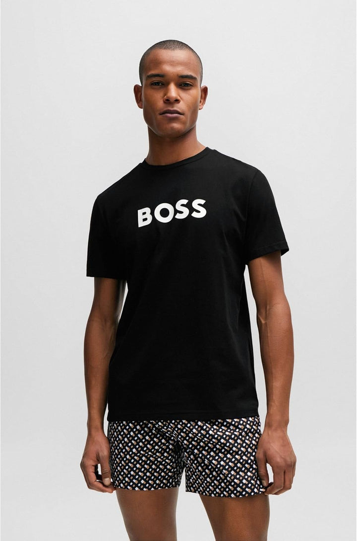 BOSS Herren Rn Beach_T_Shirt, Black1
