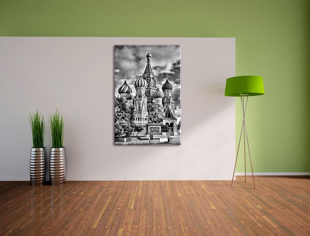 Pixxprint Basilica in St. Petersburg als Leinwandbild/Grösse: 100x70 cm/Wandbild/Kunstdruck/fertig b