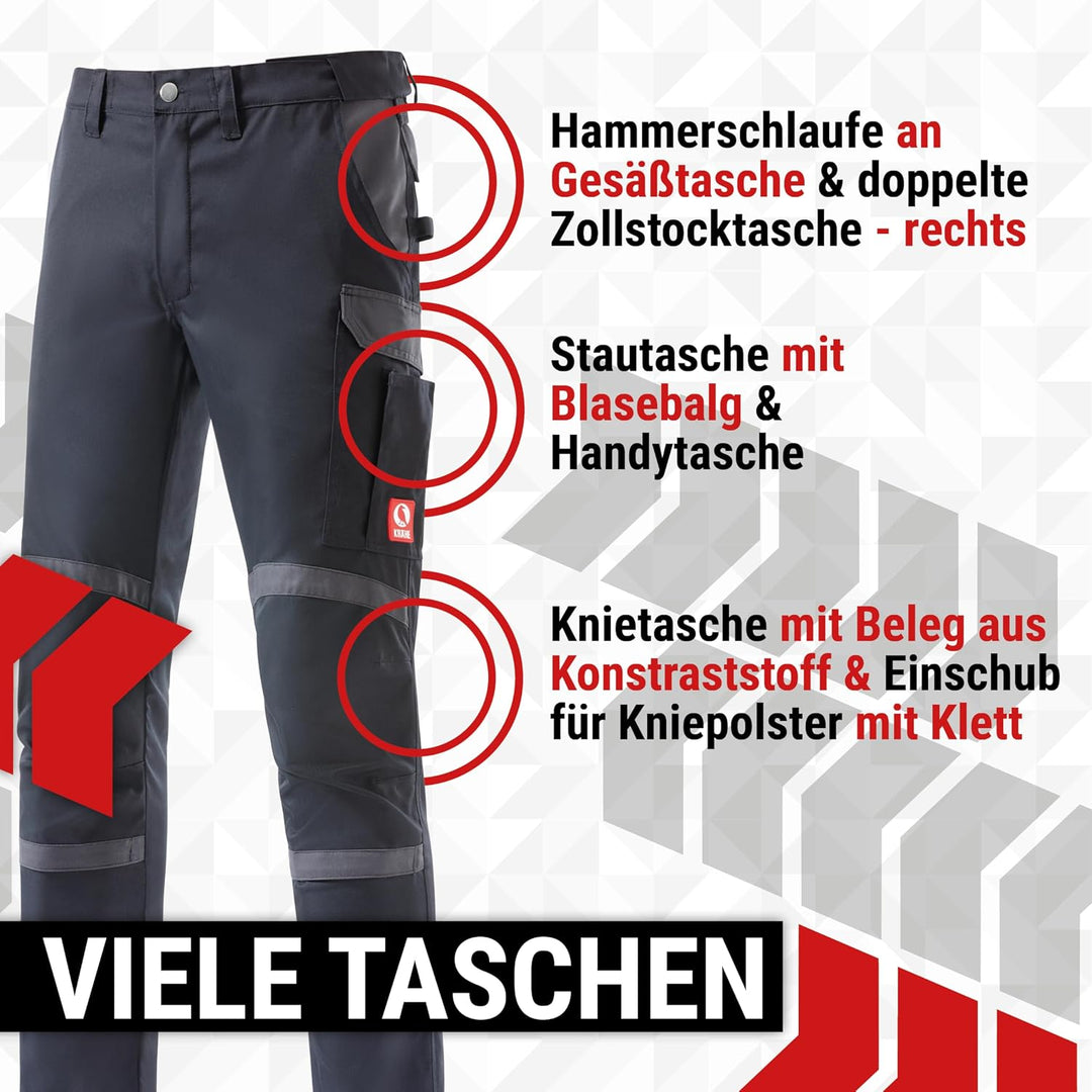 KRÄHE WORKWEAR Profession Pro S T R E T C H Bundhose I Arbeitshose I Top-Leichtgewicht mit hoher Str