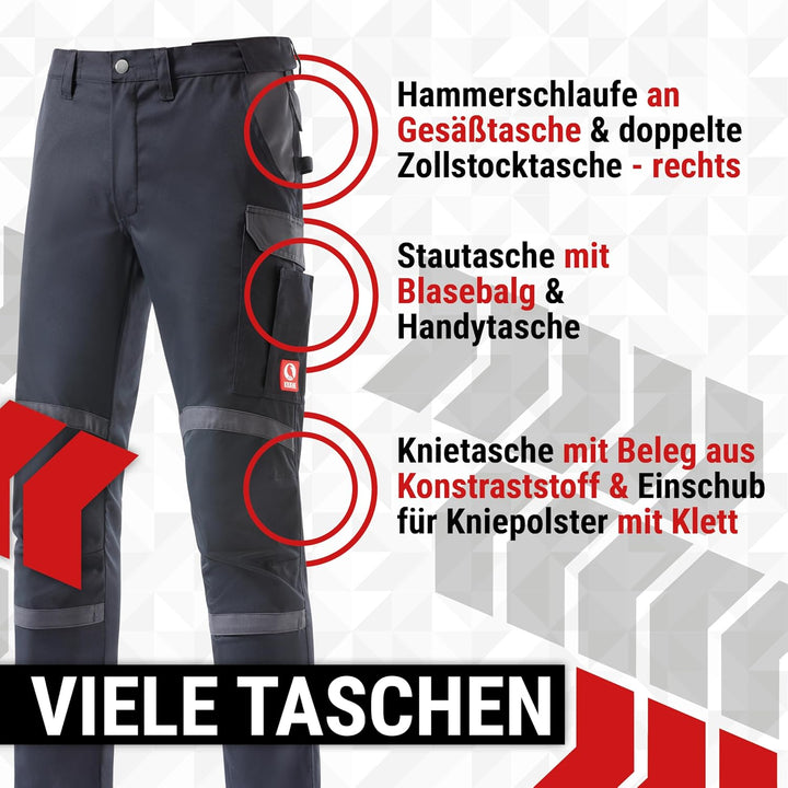 KRÄHE WORKWEAR Profession Pro S T R E T C H Bundhose I Arbeitshose I Top-Leichtgewicht mit hoher Str