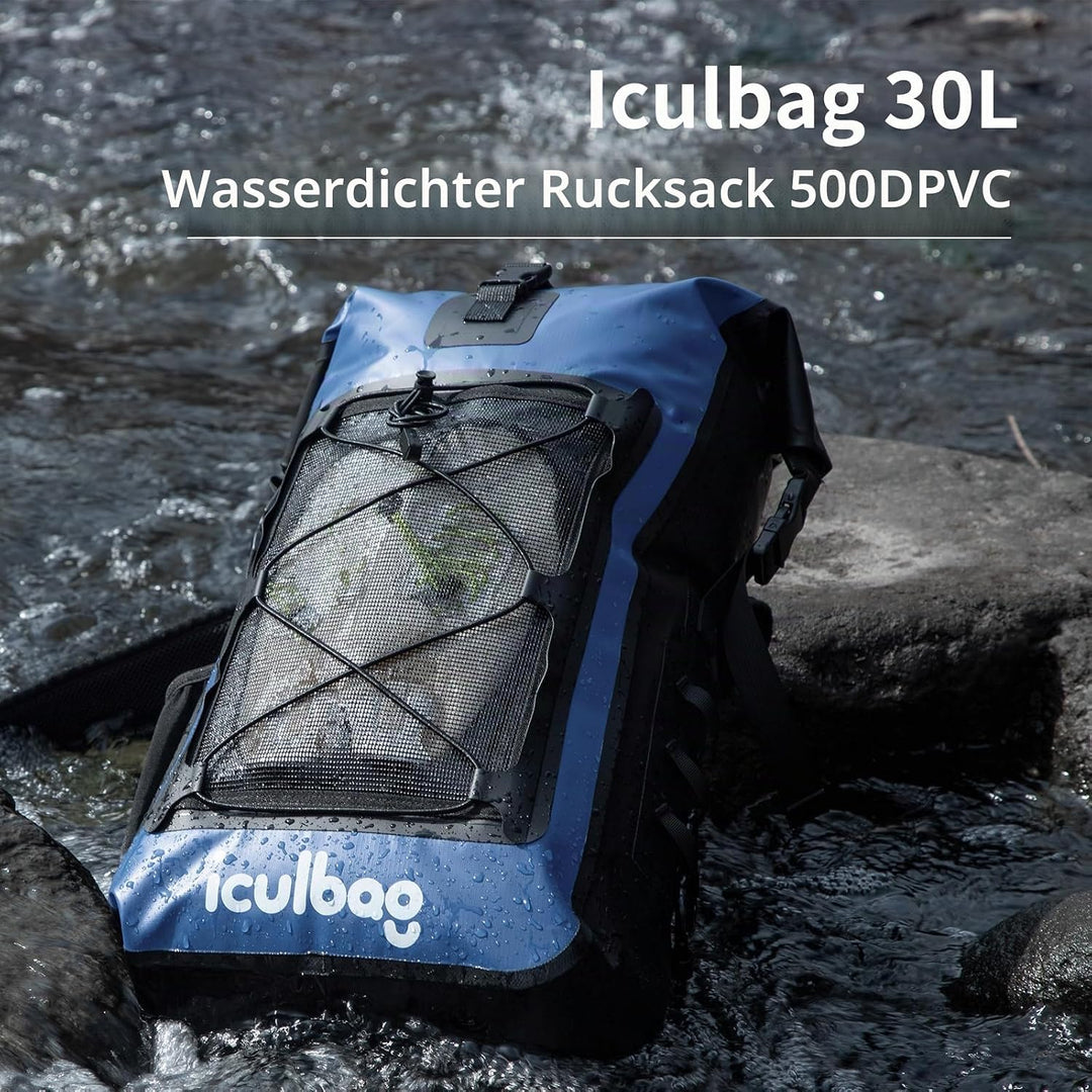 Wasserfester Rucksack 30L/40l wasserdichte Taschen FüR Boote Strand Gadget BootszubehöR Dry Bag Wass