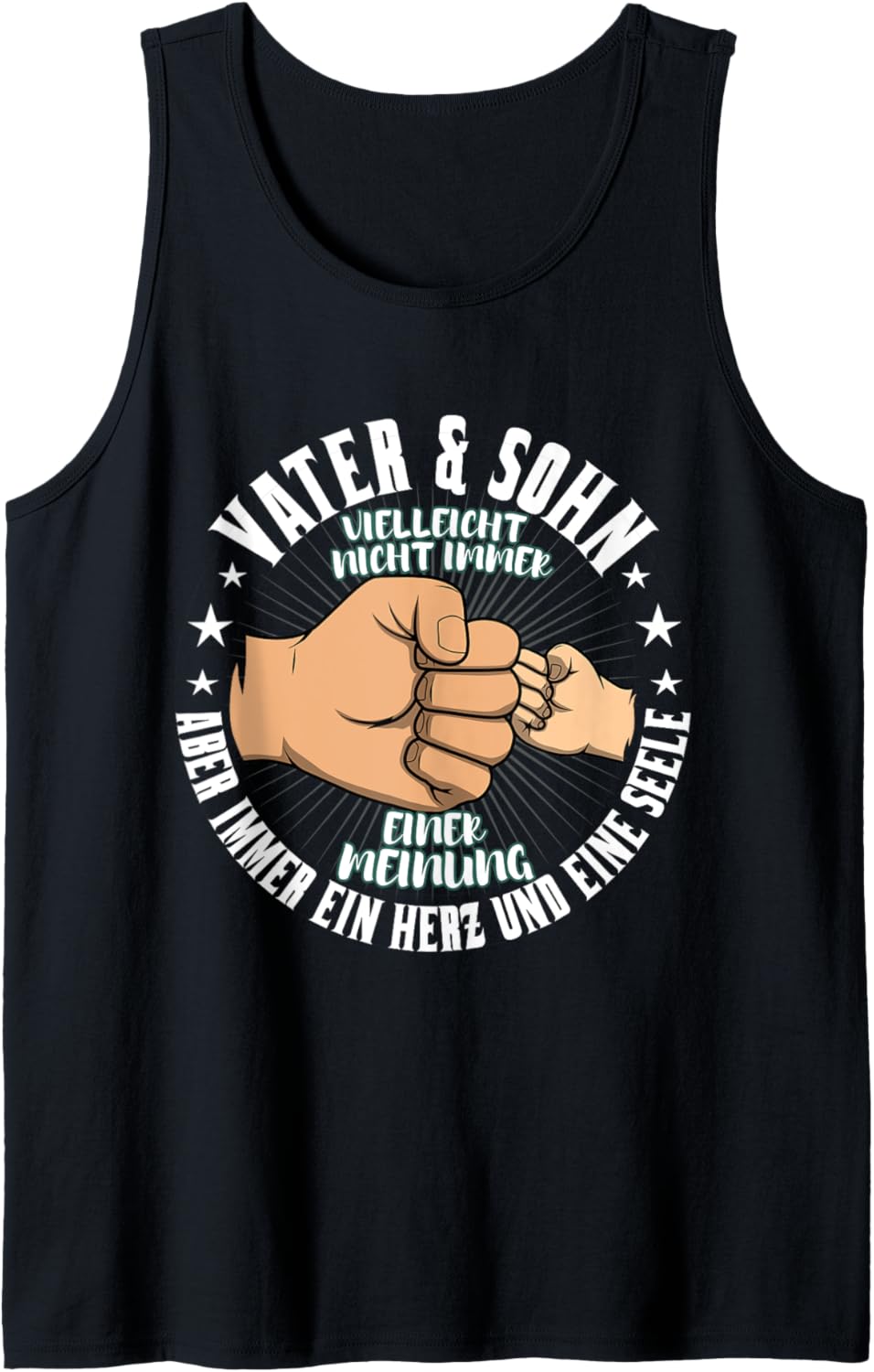 Vater & Sohn Nicht immer einer Meinung Vatertag Geschenk Tank Top