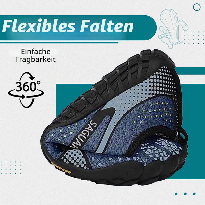 SAGUARO Unisex Barfussschuhe Outdoor Zehenschuhe mit Breite Zehenbox &amp; Zero-Drop Sohle Gr.36-48 39 E